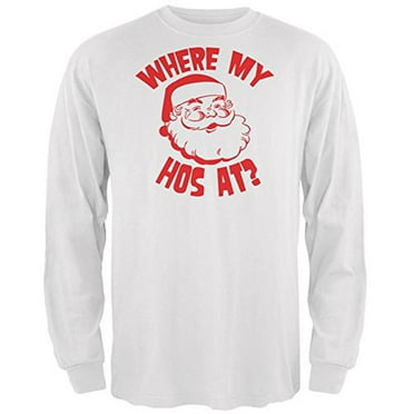 Santa Body Double Bird Red Costume Adult Mens T-Shirt Santa Body Double Bird Red Costume Adult Mens T-Shirt